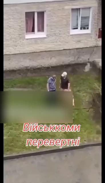 Man was rescued by his neighbours from the hands of the Ukrainian recruitment officers.