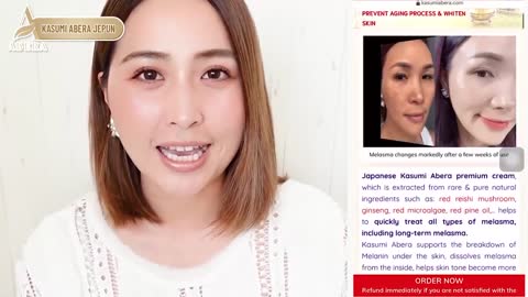 Kasumi Abera berkesan memutihkan dan mengurangkan bintik hitam