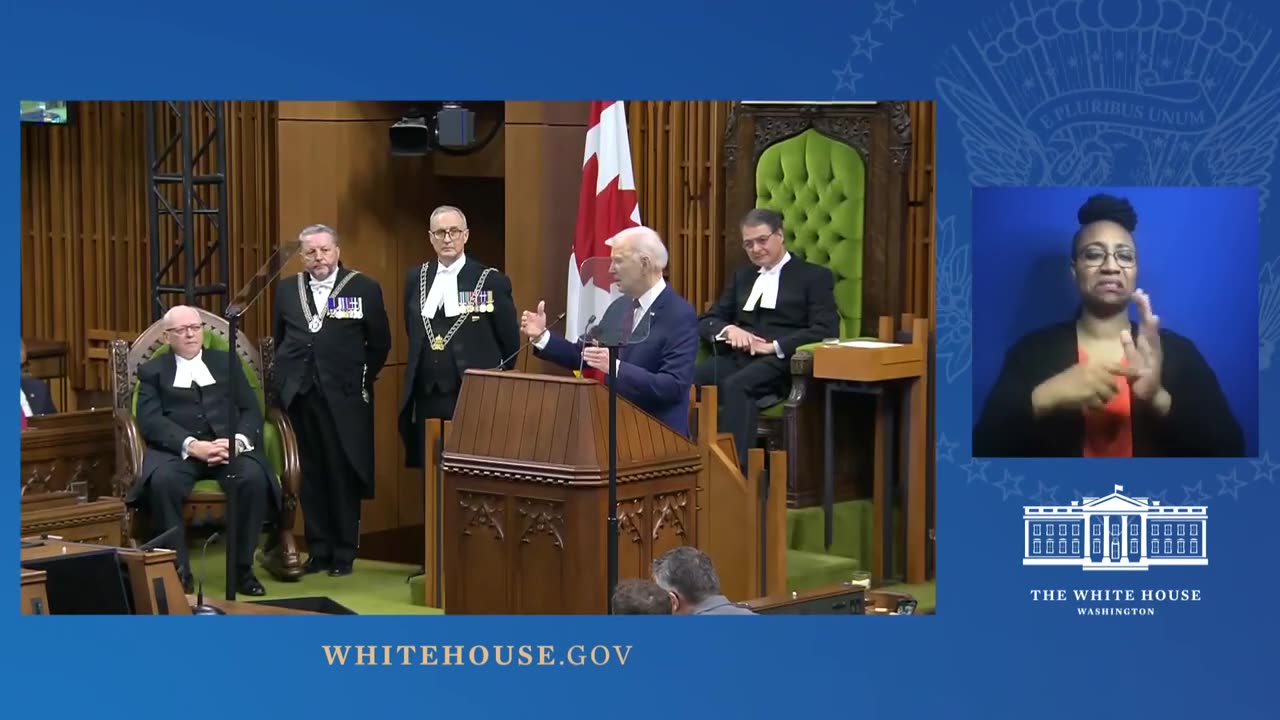 Watch This Epic Speech - President Biden Stuns Canadian Parliament!