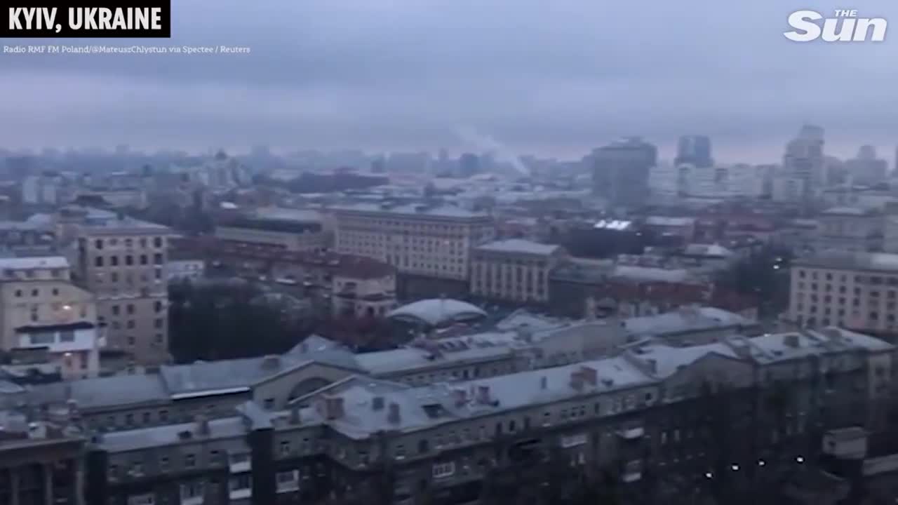 Air raid sirens blare in Ukraine as Putin orders full-scale invasion