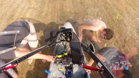 Landing without Landing Gear _ Glider Mishap