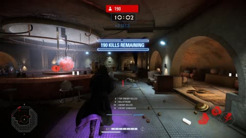 SWBF2 2017: Arcade Onslaught Emperor Palpatine Mos Espla Gameplay