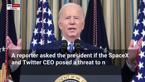 Clueless' Joe Biden 'panics' after Elon Musk question