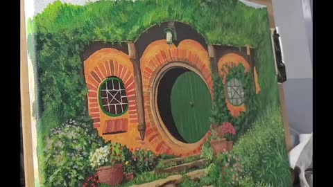 Panting The Shire Time-lapse by Ivy Bitzer Lord of the Rings