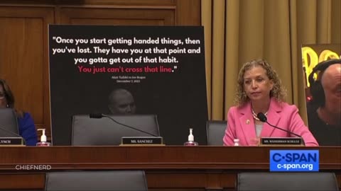 Debbie Wasserman Schultz Brings Out Joe Rogan Posters to Make a Point & It Backfires Miserably 🤣