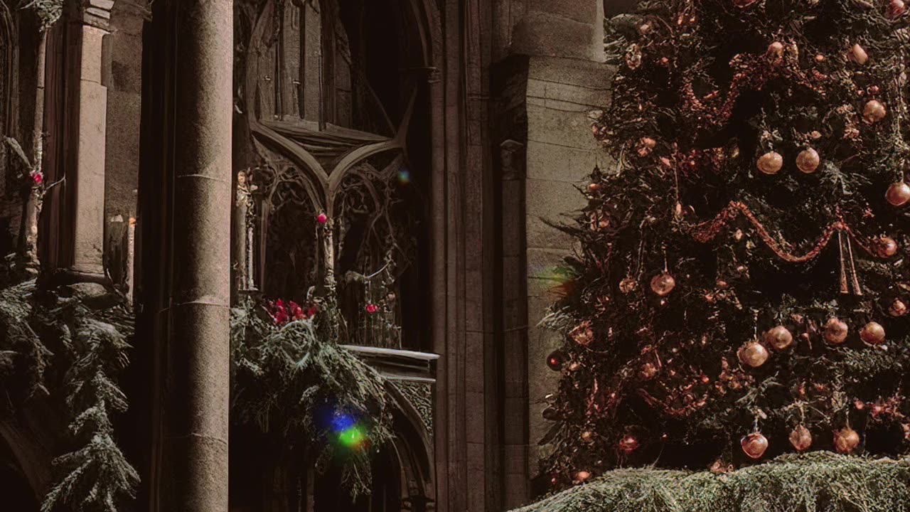 Christmas Tree | Gothic Christmas | Mysterious Atmosphere | AI Art