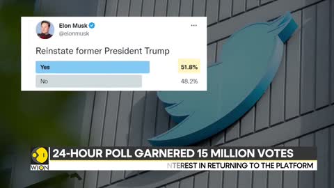 Elon Musk reinstates Donald Trump's Twitter account | International News | Elon Musk | Donald Trump