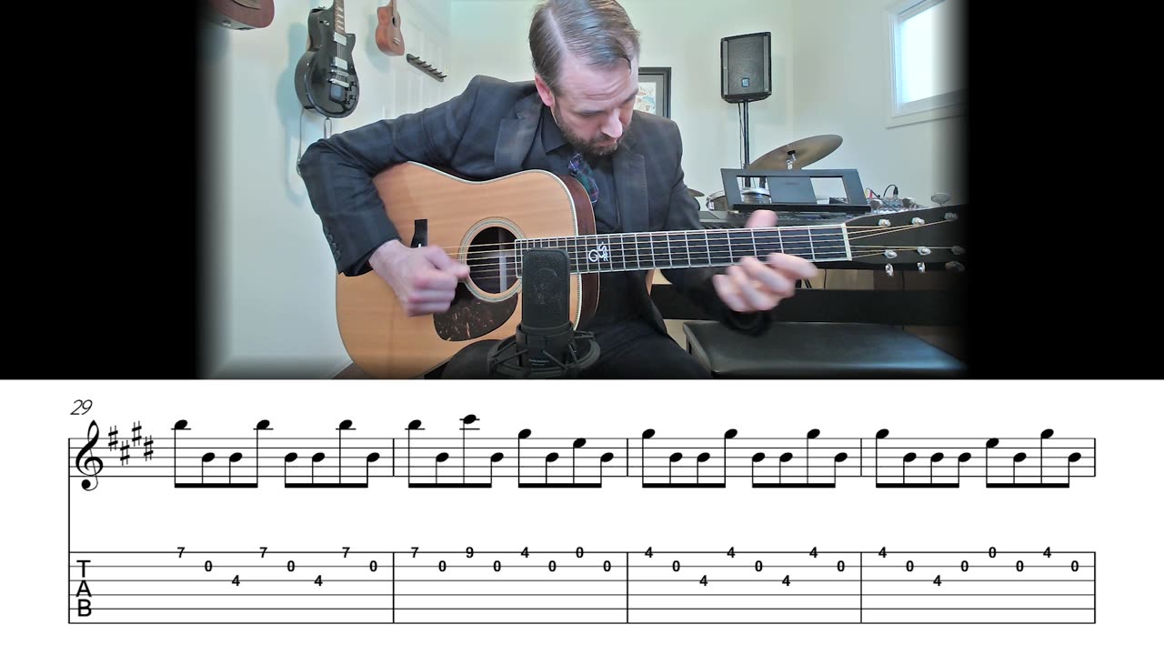 Bury Me Not on the Lone Prairie - Crosspicking Guitar Lesson (Sheet Music + TAB)