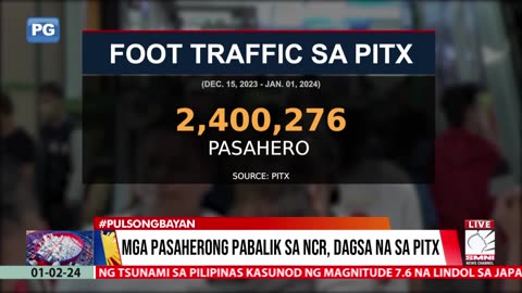 Mga pasaherong pabalik sa NCR, dagsa na sa PITX