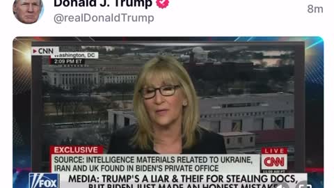 President Trump's post about the pResident.