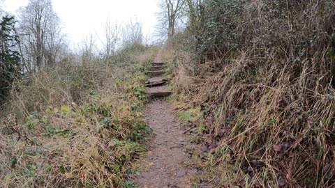 Hiking on a ironage fort speedlapse