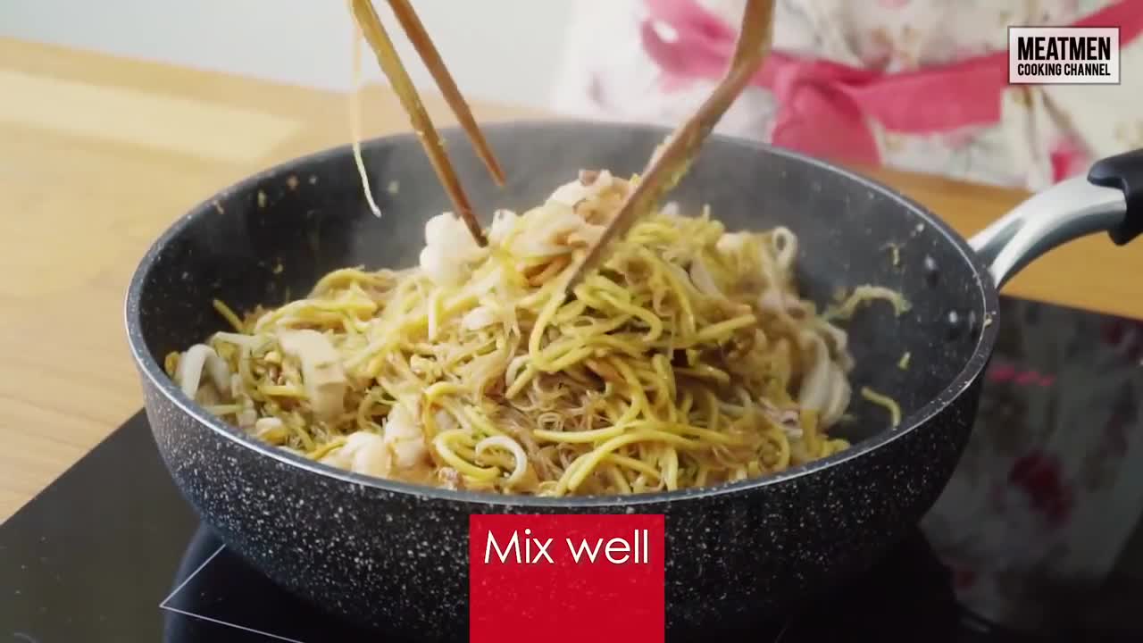 Singapore Food Hokkien Mee Recipe - 福建面