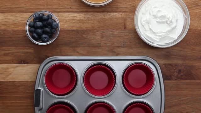 PEANUT BUTTER BLUEBERRY FROZEN YOGURT BITES