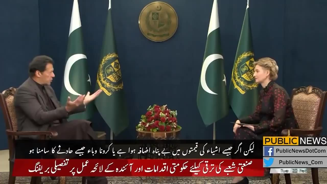 Former Prime Minister Of Pakistan Interview With Russian Anchor