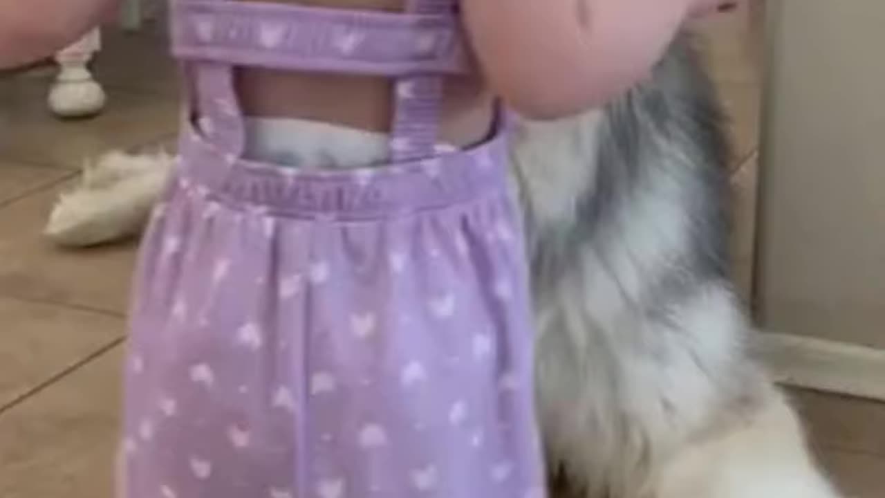 Adorable Babies and Dog πΆππΆ