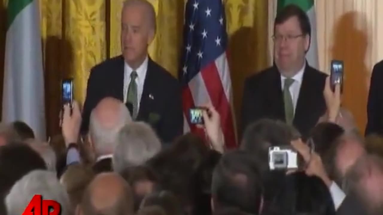 Throwback To When VP Joe Biden Memorialized The LIVING Mom Of Ireland's PM