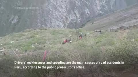 Deadly bus accident in the Peruvian Andes