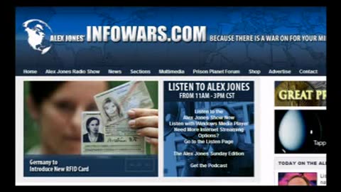 The Alex Jones Show - December 20, 2009