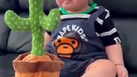 Baby plant crying