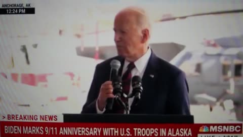 Good Ol Joe decided not to go to Ground Zero on 9/11 preferred Alaska(First President in History)