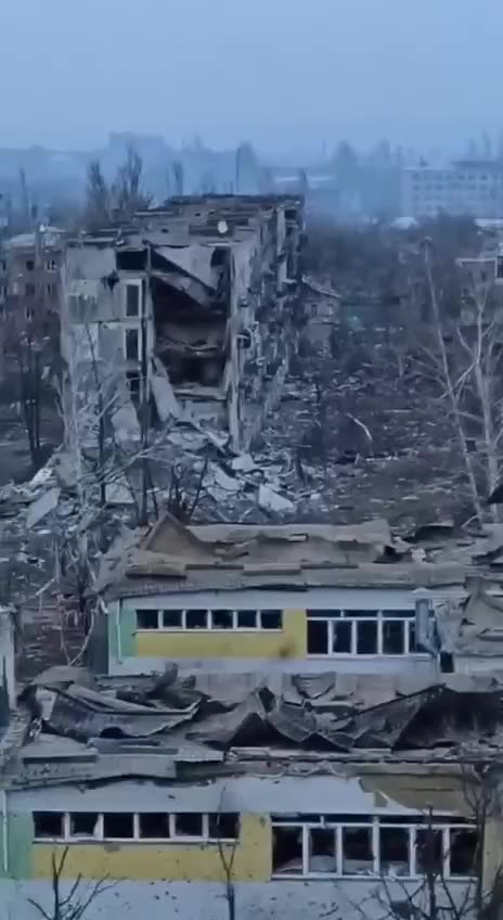 Panorama of Bakhmut (Artyomovsk).