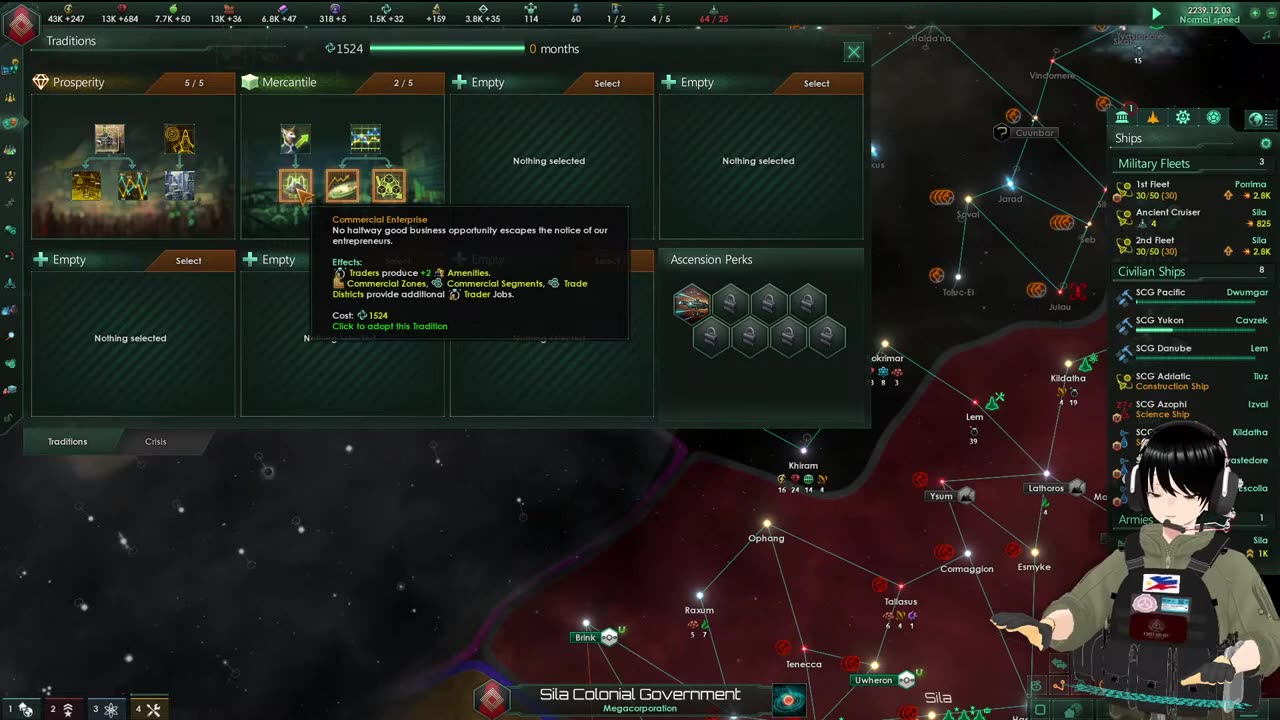 Stellaris - Sila Colonial Government - Episode 02A - THE ASTRAL NEXUS