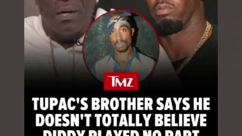 Tupac Shakur claims to that Diddy didny killed his brother really now 11/5/24