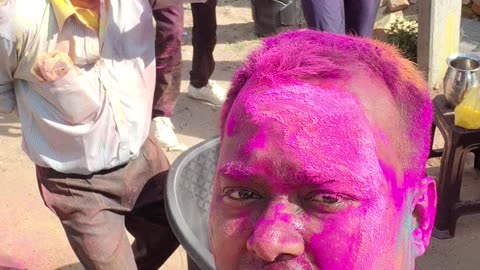 Holi celebration