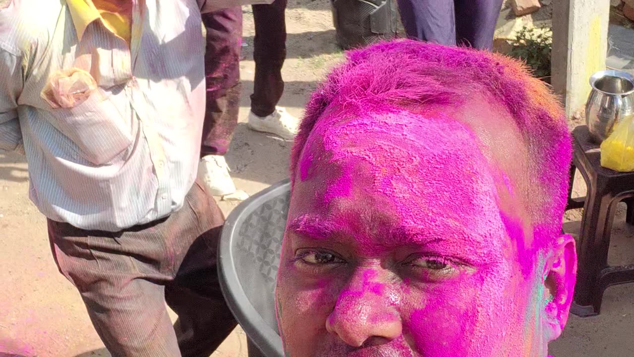 Holi celebration