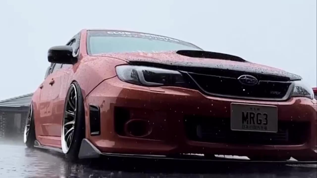 Bagged Subaru WRX Club Spec Custom LED Rego Keytag showcase! 🥵🔗