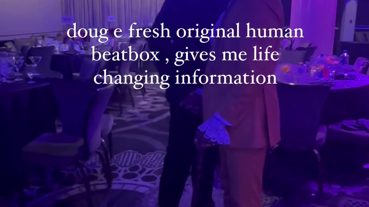 Doug E Fresh Beatbox Creator Gives Legend Already Made / Black Willy Wonka Advice At Grammy
