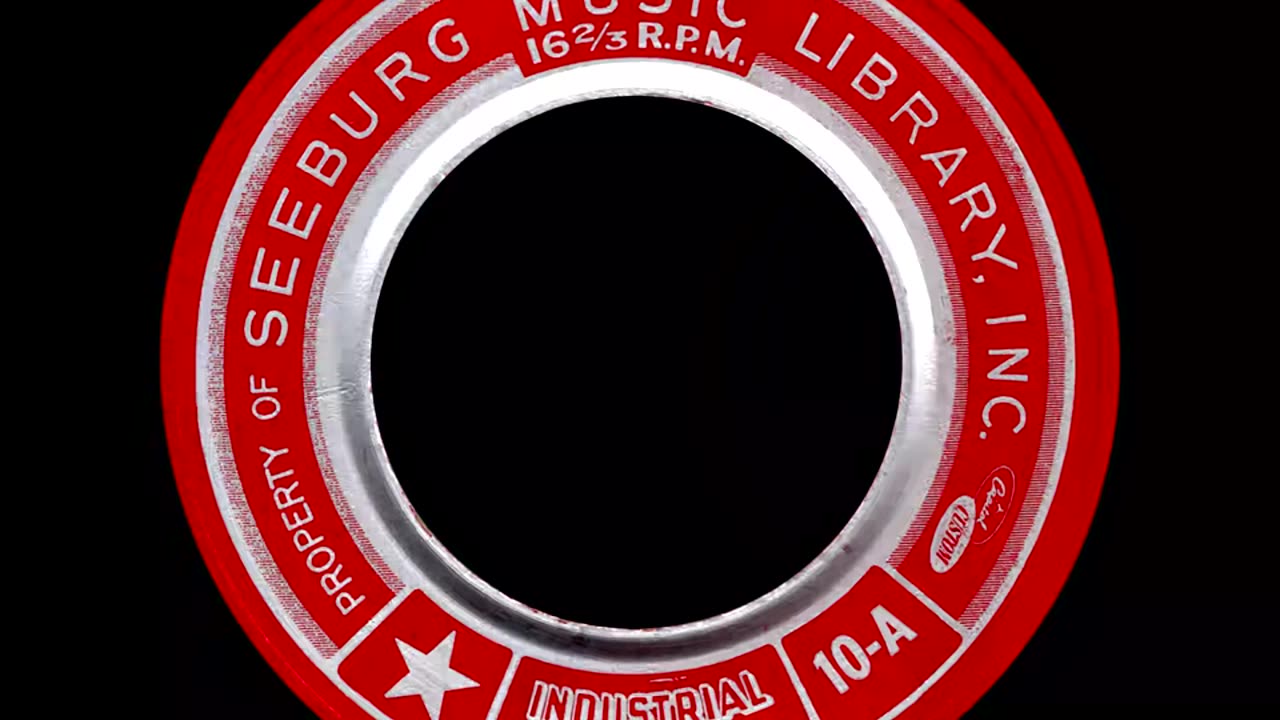 "Seeburg 1000 Music Library: Industrial Library 10-A" (10-1-1959) 16rpm Record