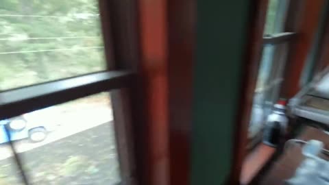 First Day of Fall 🍂 Autumn Overnight at Off Grid Riverside Cabin 🍁 Fall Foliage Adventures-16