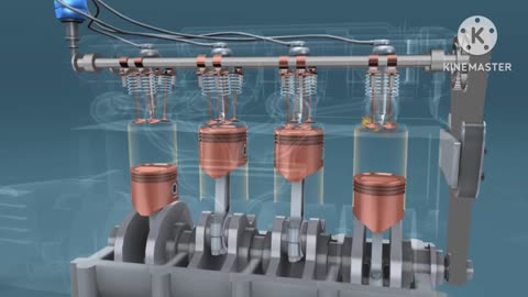 4 stroke otto engine working principle with 3d animation