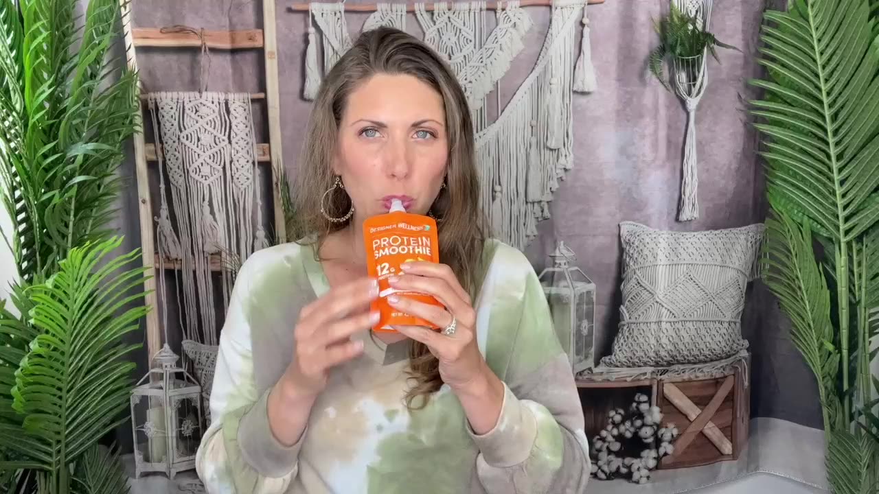 Designer Wellness Protein Smoothie, Real Fruit, 12g Protein.