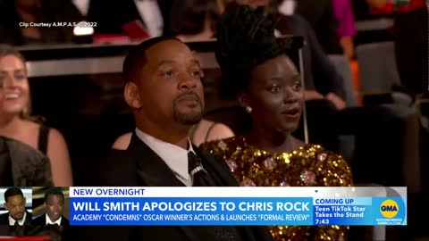 Will Smith apologizes after striking Chris Rock at Oscars l GMA