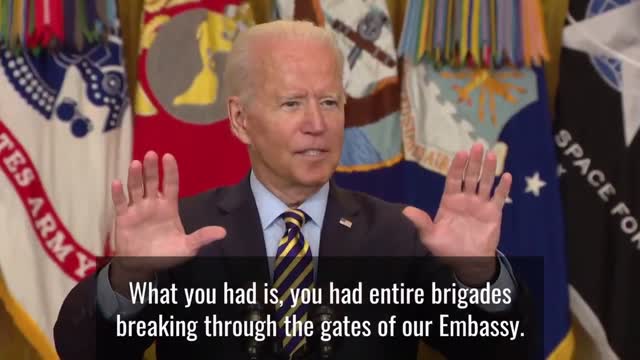 Joe Biden WRONG and/or LYING AGAIN, this time about Afghanistan