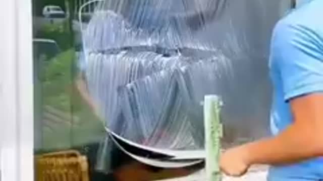 Satisfying Job! 💯🧼 #satisfying #satisfyingsounds #oddlysatisfying #windowcleaning #shorts