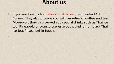 Best Bakery in Fitzrovia.