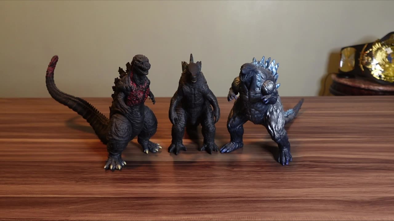 Godzilla Earth, Monsterverse Godzilla, and Shin Godzilla Toys -