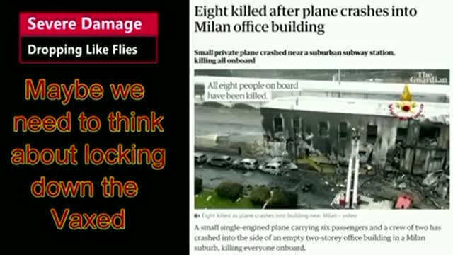 Planes dropping like Footballer’s