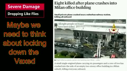 Planes dropping like Footballer’s