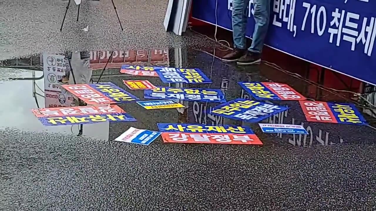 20200806_V3_S02(ENc6VvTyphU)전국민 조세저항 집회에서의 신발던지기 퍼포먼스