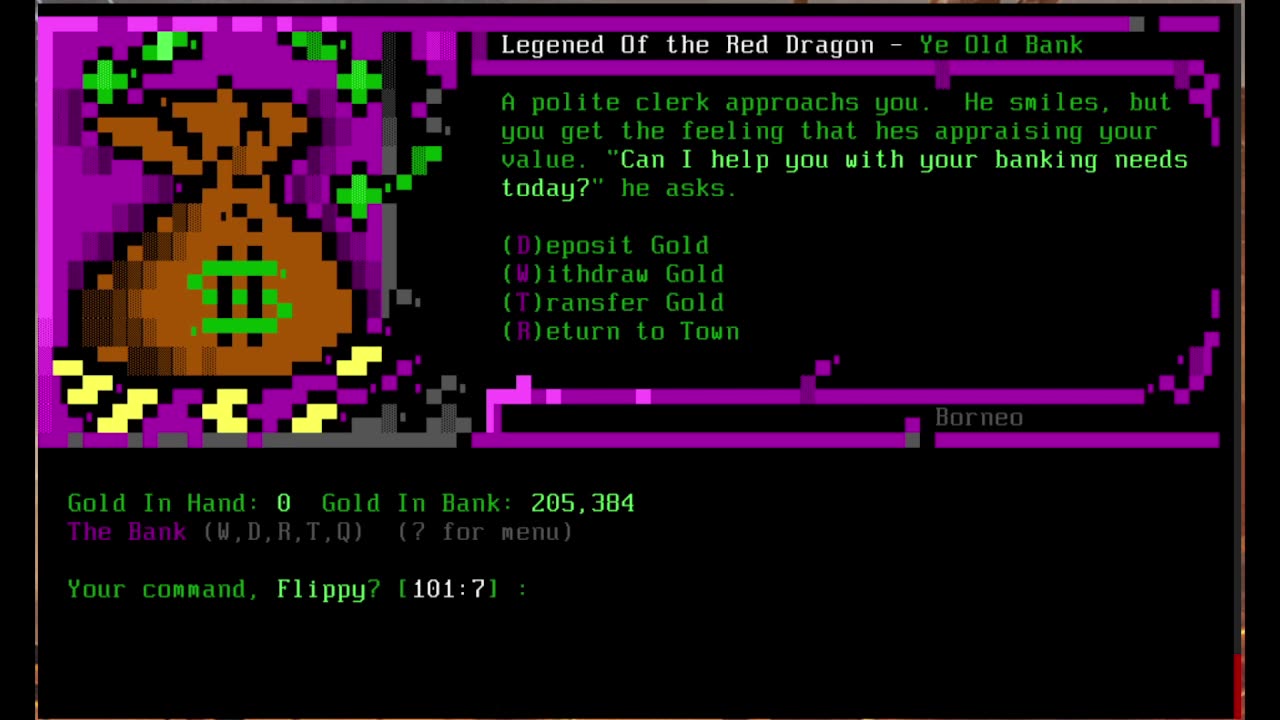 More Legend of the Red Dragon (LORD) gameplay