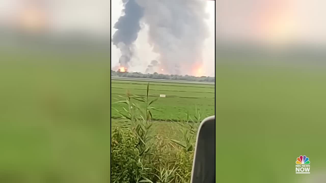 Explosions Rock Russian Ammunition Depot In Crimea