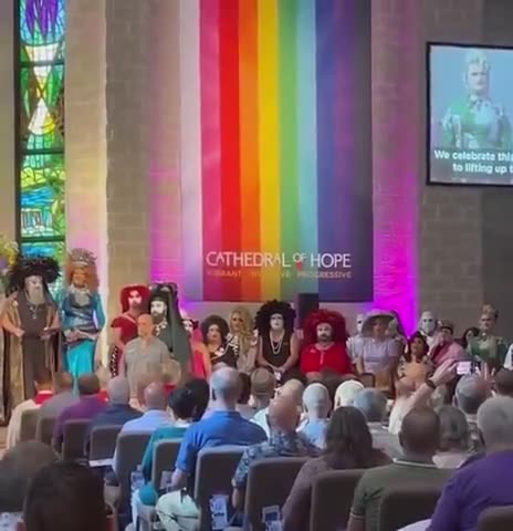 THE SODOMITE 'CATHEDRAL OF HOPE"...NOTHING THEY COULD BE HOPING FOR CAN BE ANY GOOD