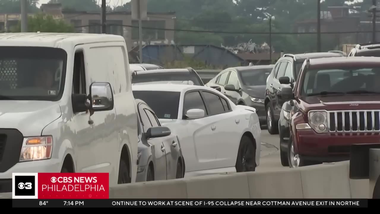 Neighbors already feeling impact of I-95 collapse in Philadelphia