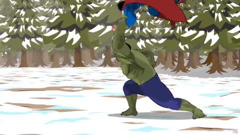 Superman Vs Hulk Animation -Taming The Beast II