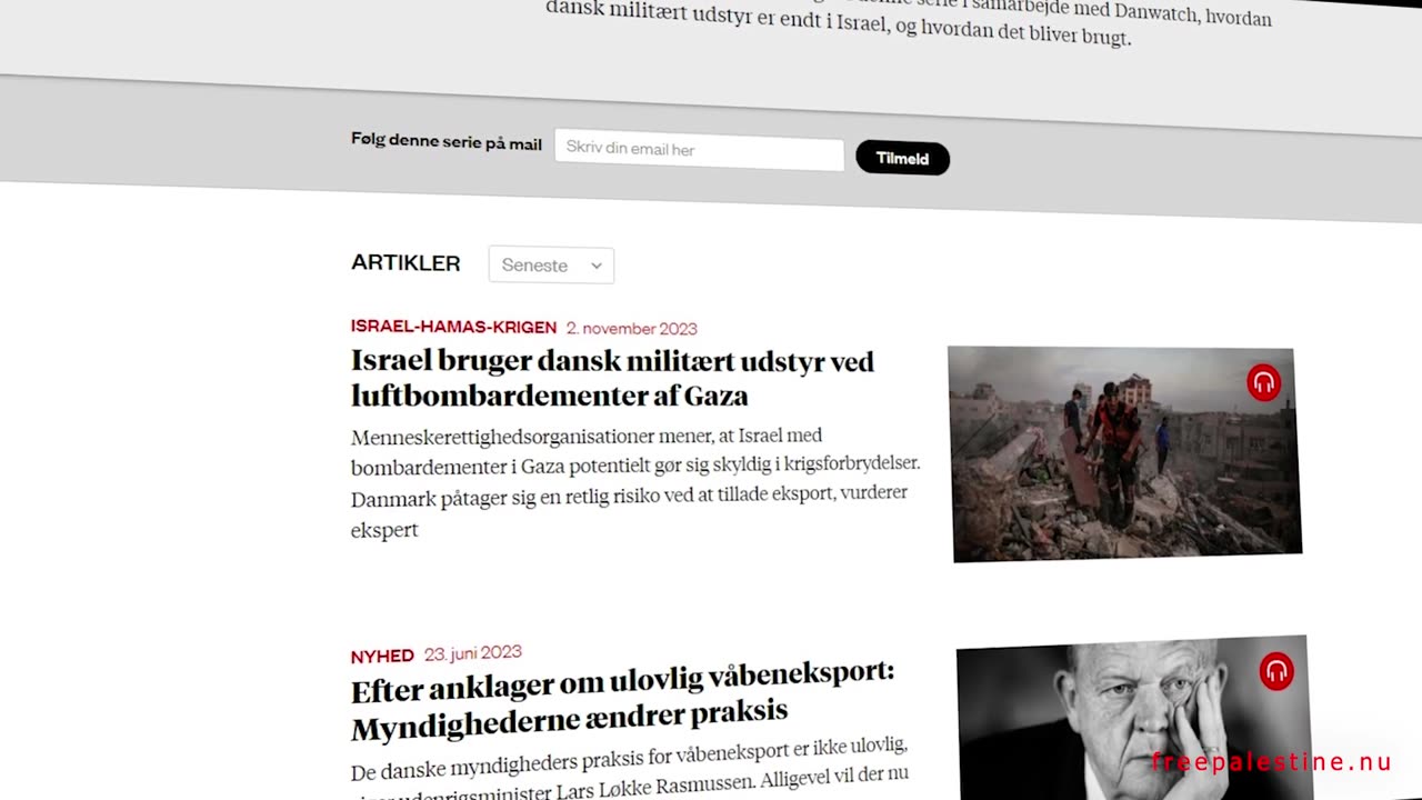 Støtter den Danske Regering et Folkemord i Gaza?