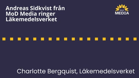 Andreas Sidkvist från MoD Media ringer upp ansvarig på Läkemedelsverket angående Covidvaccinen